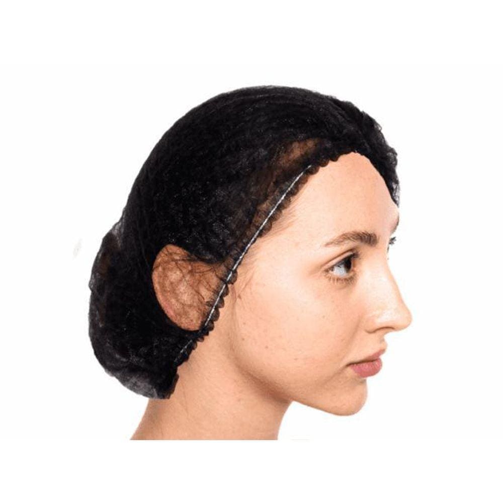 Touca Rede Preta 100Un Emb. Individual Vabene