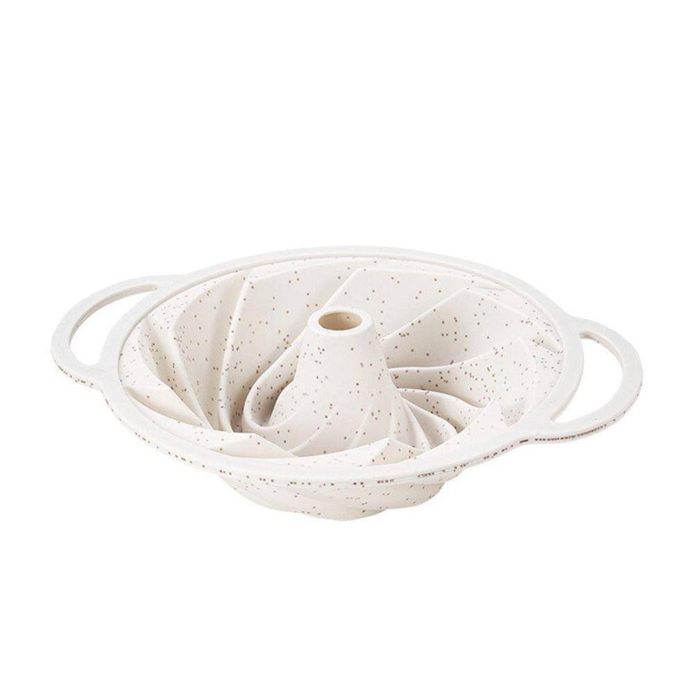 Forma Assadeira Silicone Espiral Flan Antiaderente Vanilla