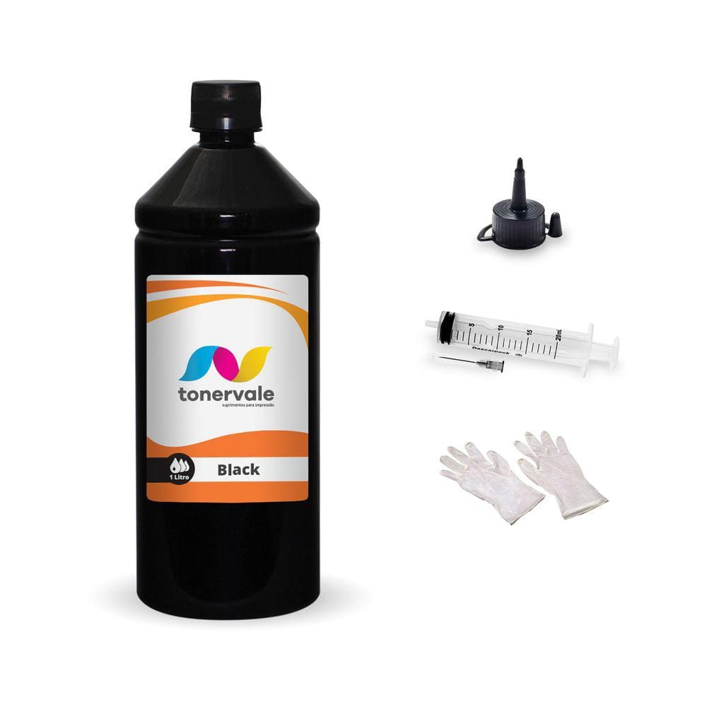 Tinta Para Brother J4610DW 4710 J4510 J4310 J4410 LC103BK 1 Litro Platinum
