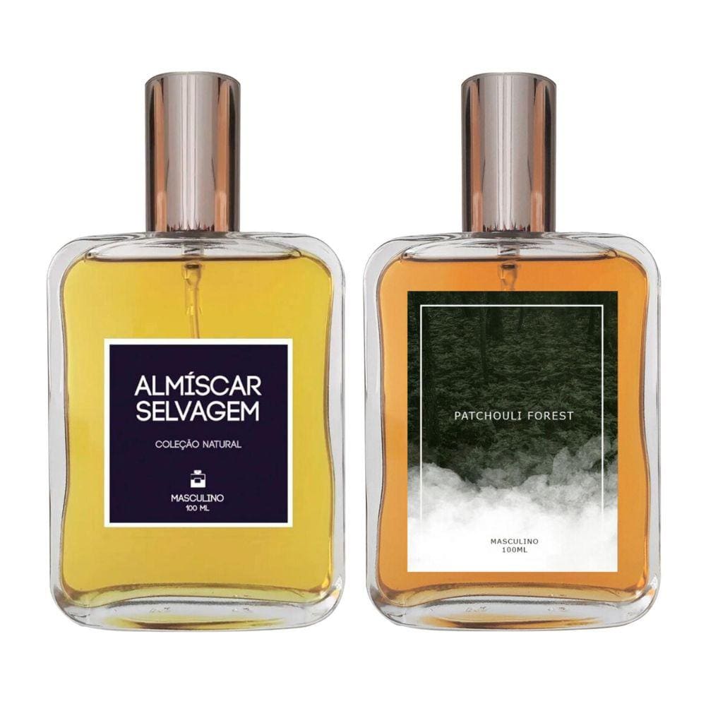 Kit Perfume - Almíscar Selvagem + Patchouli Forest 100Ml