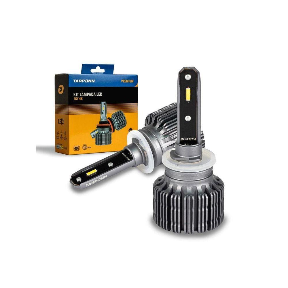 Kit Lâmpada Led Sky H27 4000K 8200 Lm 12V 80W