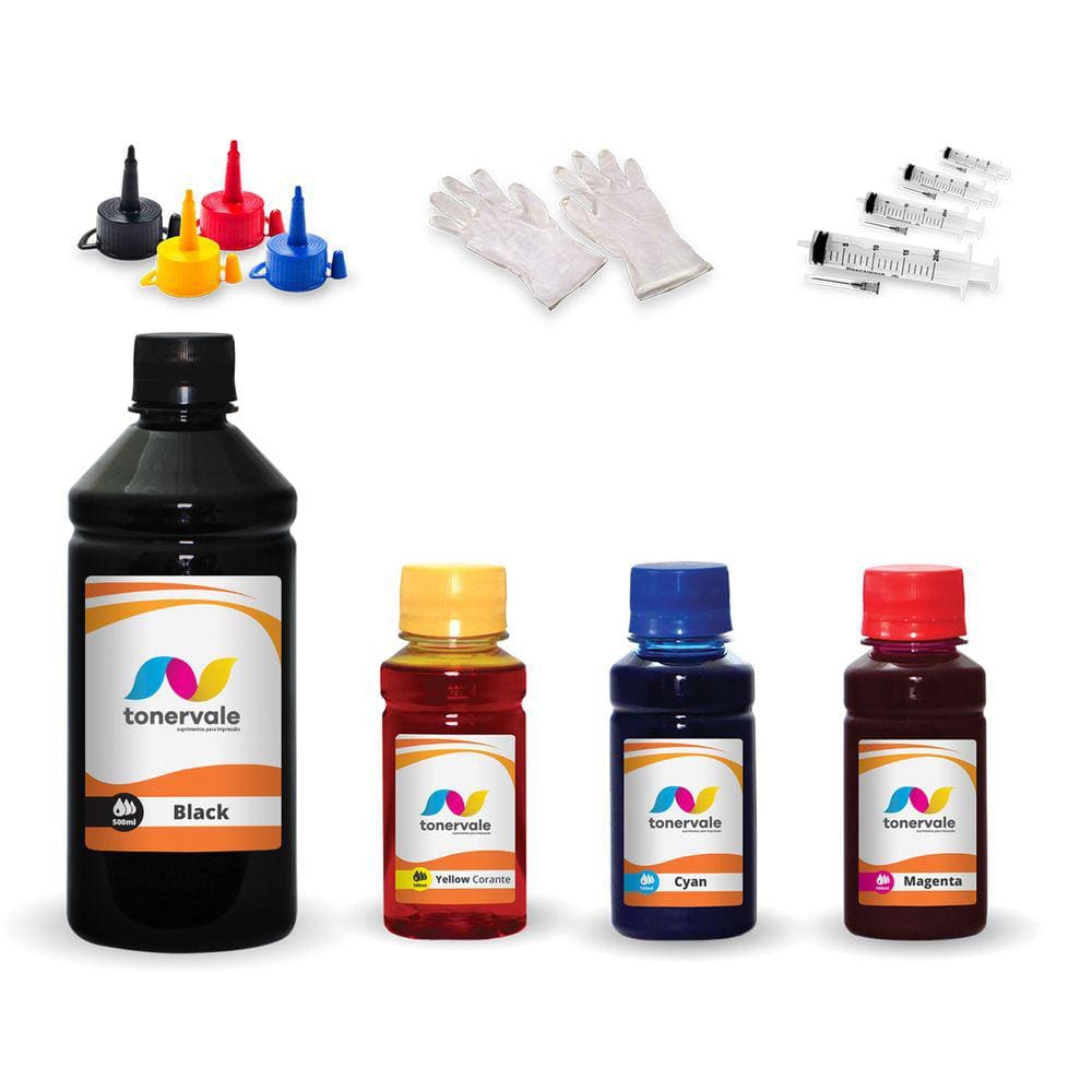Kit 4 Tinta Para Brother MFC-J6520DW J6720 J6920 LC109 105 800ml Platinum