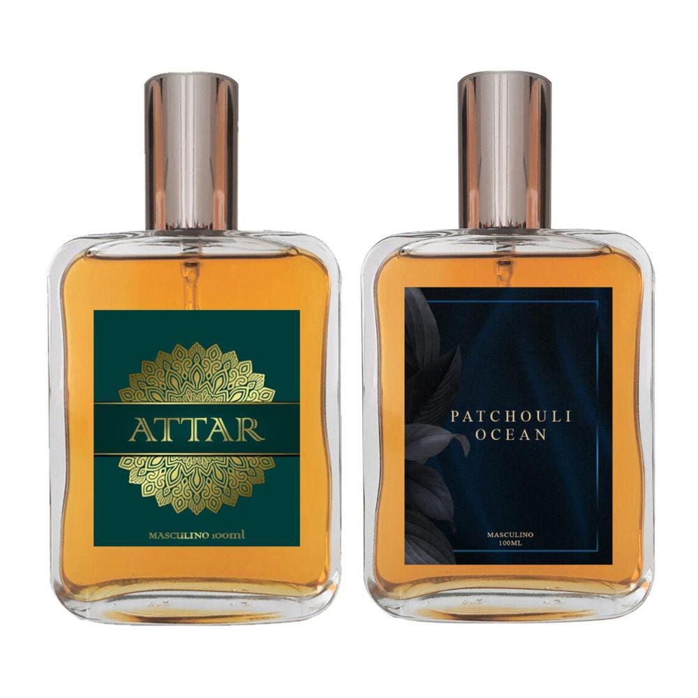 Kit Perfume Masculino - Attar + Patchouli Ocean 100Ml