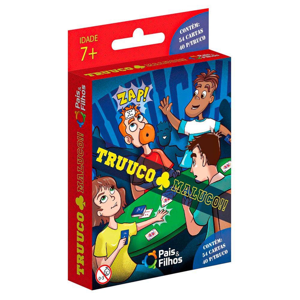 Jogo de Cartas Truco Maluco - 54 Cartas