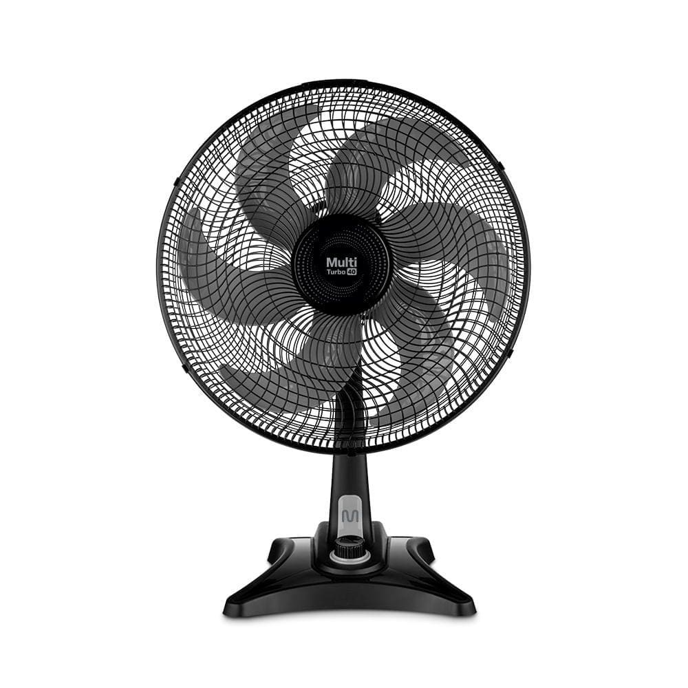 Ventilador de Mesa Multilaser Multi Turbo 40 Cor Preto 40cm VL401 127V