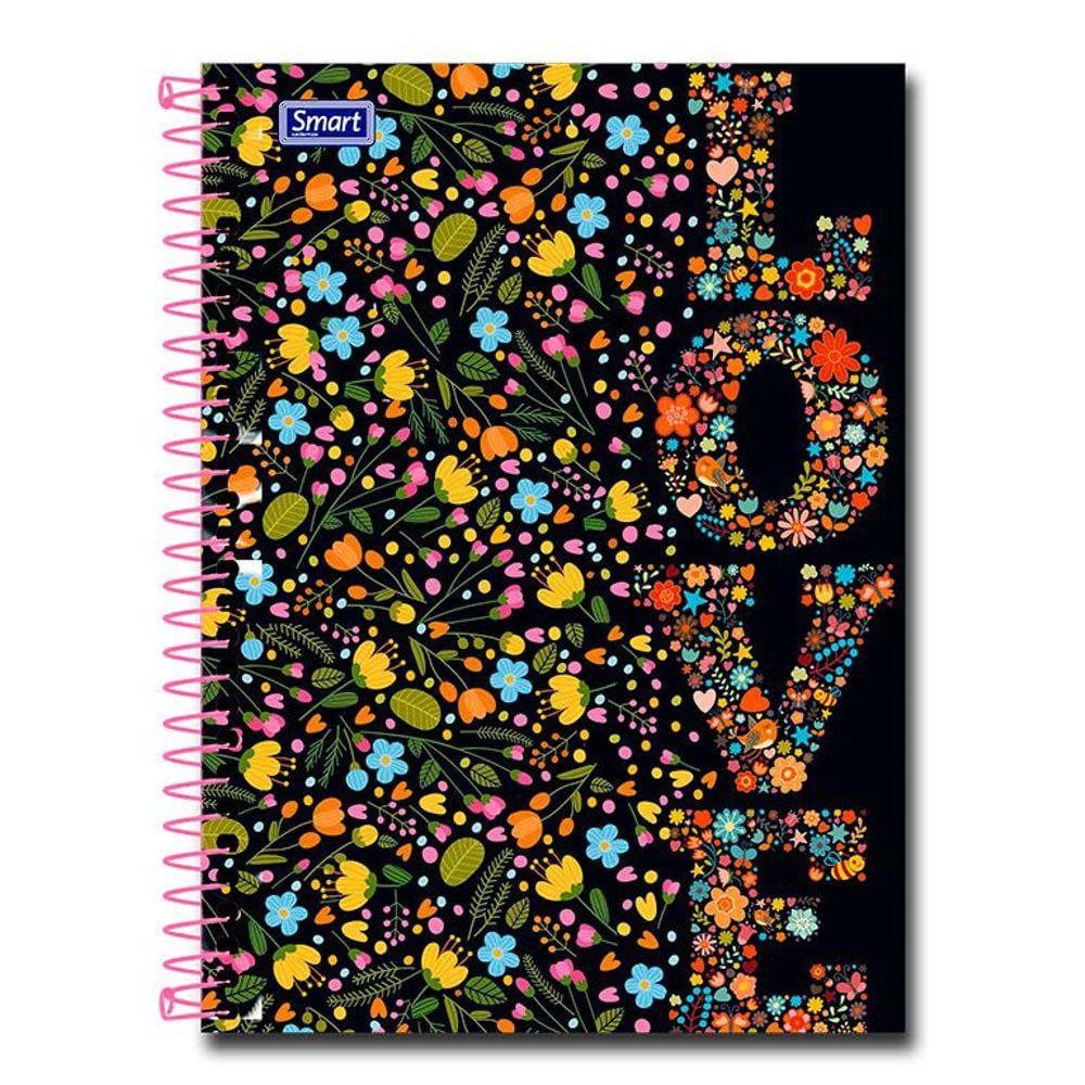 Caderno Universitário CD LOVE 15MT 240fl - SMART