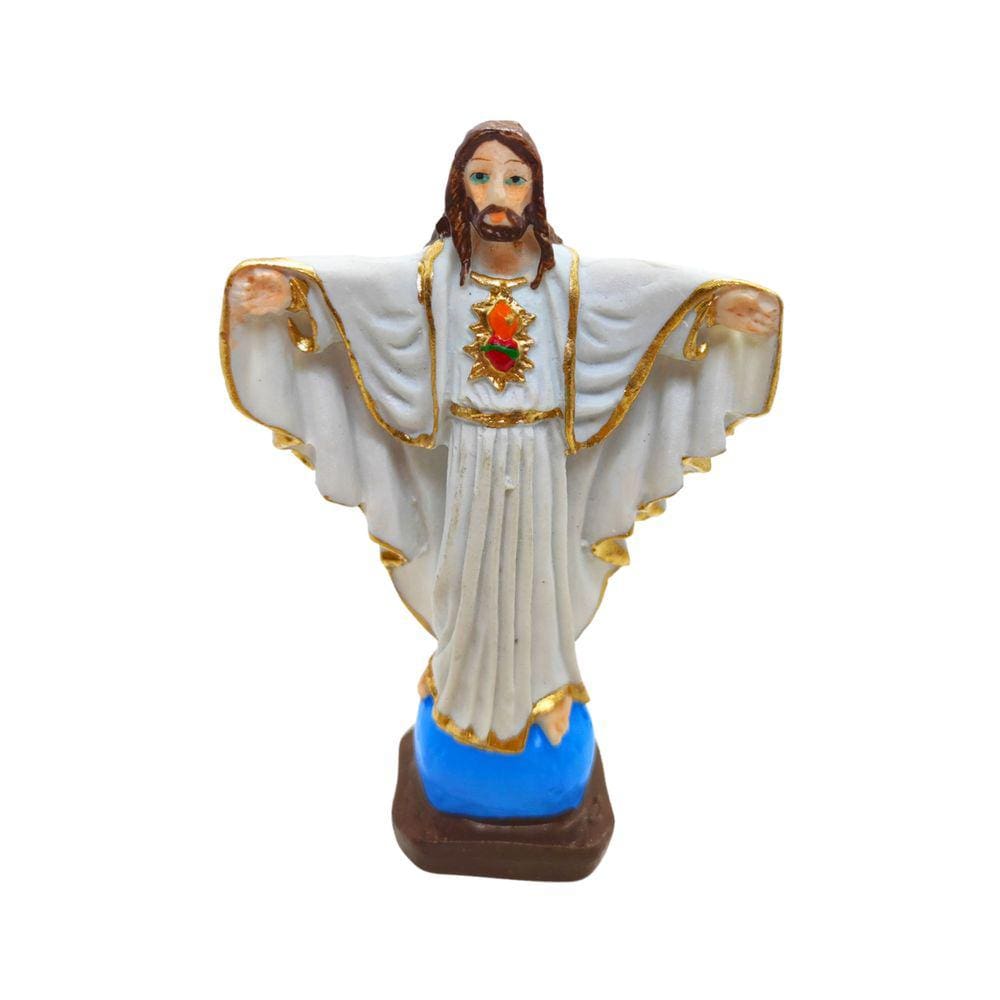 Oxalá Imagem Em Resina Umbanda 10,5 Cm