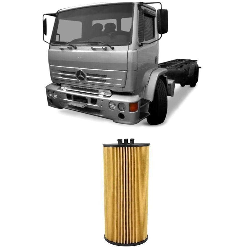 Filtro Óleo Mercedes Benz Atego 1728 Axor 2831 O500R Hengst