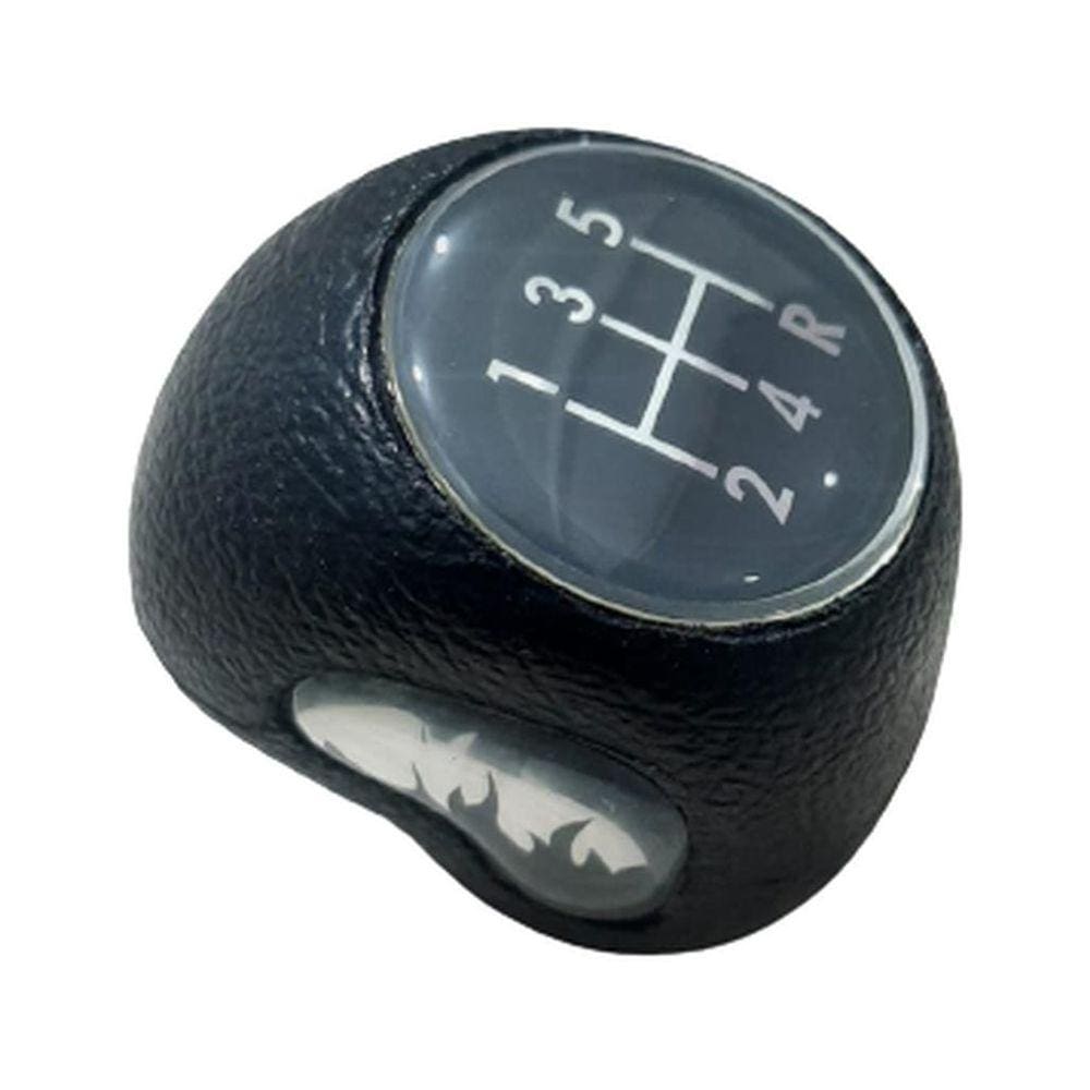 Bola Bolinha Manopla De Câmbio Linha Fiat Esportiva Cinza