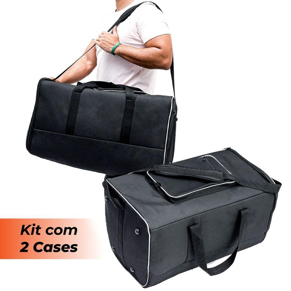 Kit 2 Bag Case Bolsa P/ Caixa De Som Yama-ha Dbr12 Alças Fortes