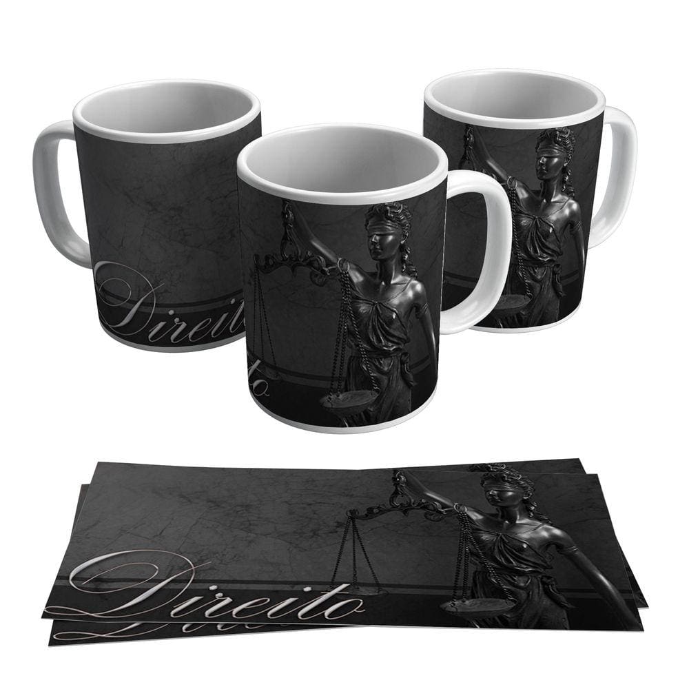 Caneca Direito Balança Justiça Advocacia Oab 325ml