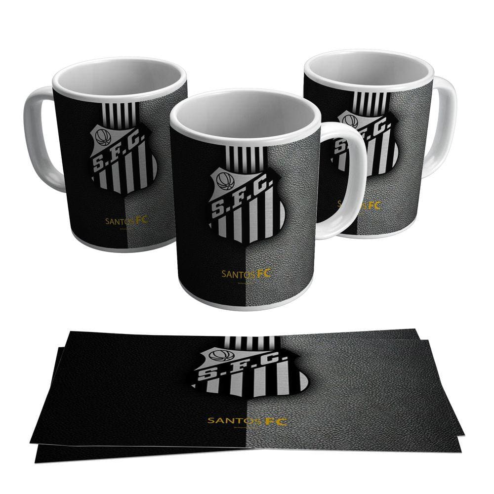 Caneca Santos Peixe Escudo Time 325ml