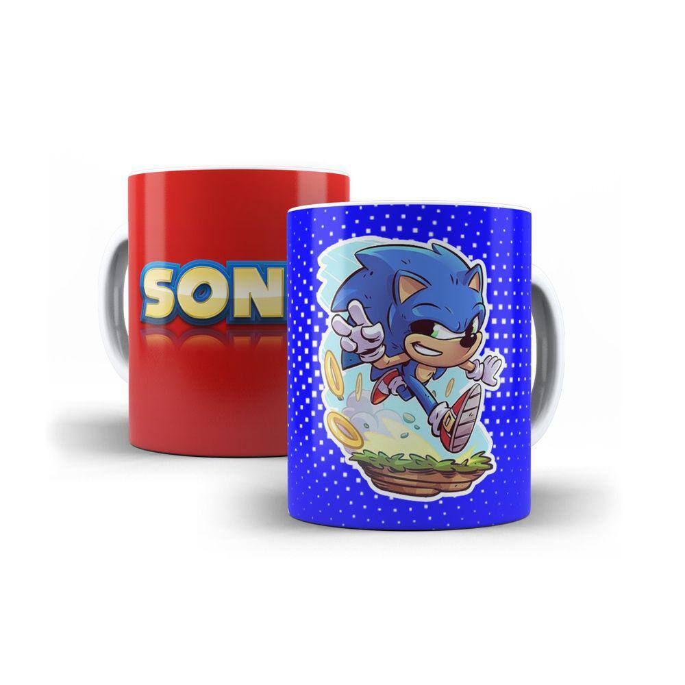 Caneca Sonic Adventure Em Alta Resolução 325Ml
