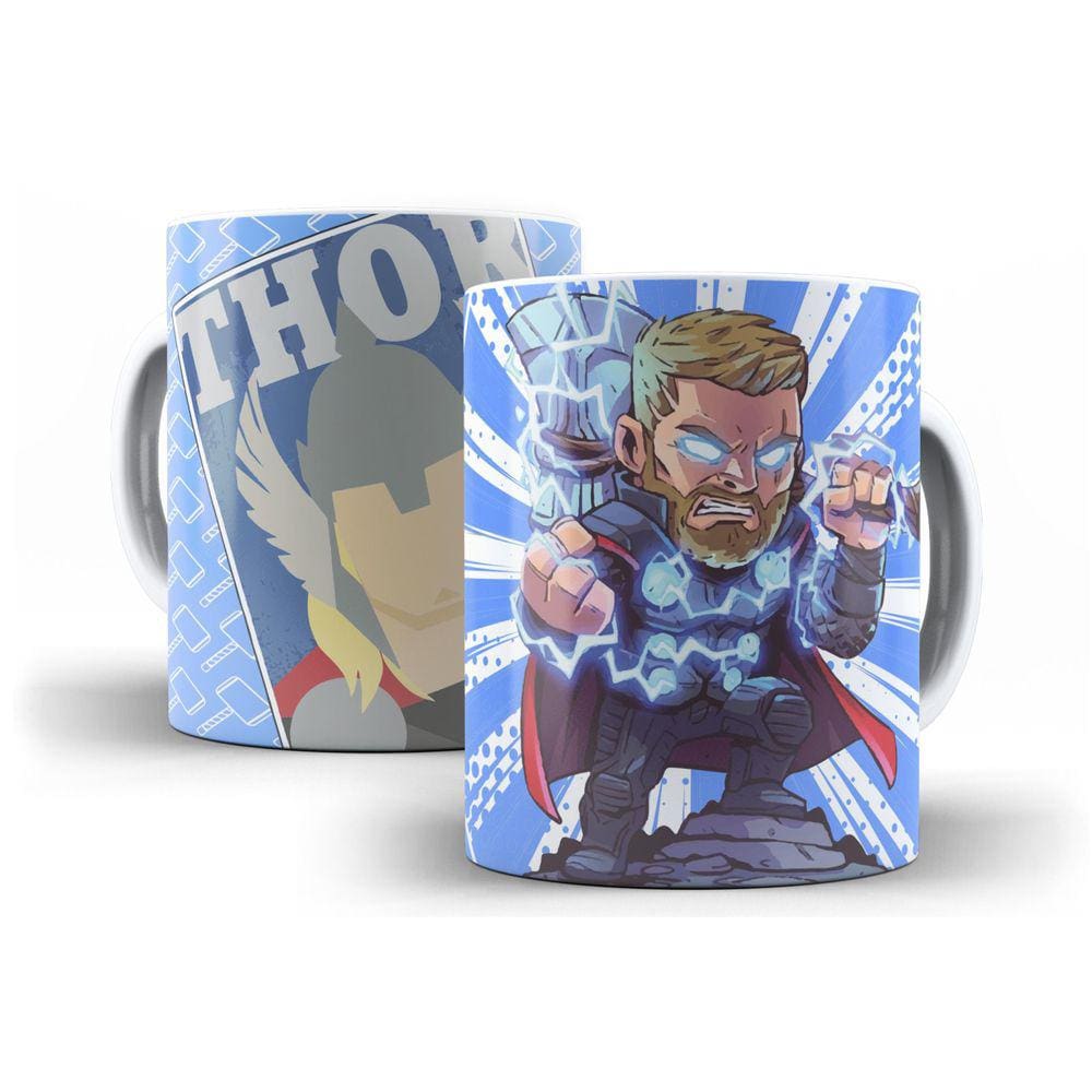 Caneca Thor Vingadores Em Alta Resolução 325Ml