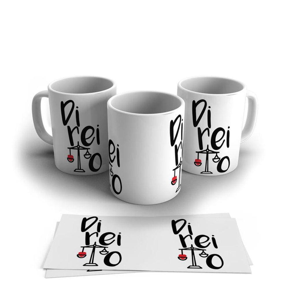 Caneca Personalizada Porcelana Profissão Advogado 325ml