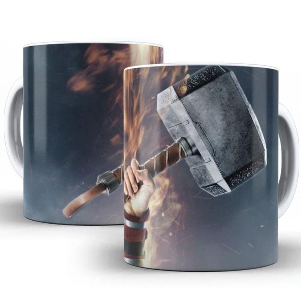 Caneca Thor Super Heroi Geek Modelo 16