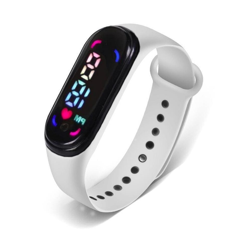 Relógio Digital Esporte Bracelete Led Adulto Infantil Barato