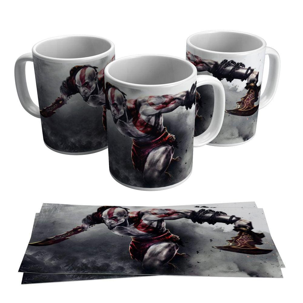 Caneca God Of War Kratos Game 325ml