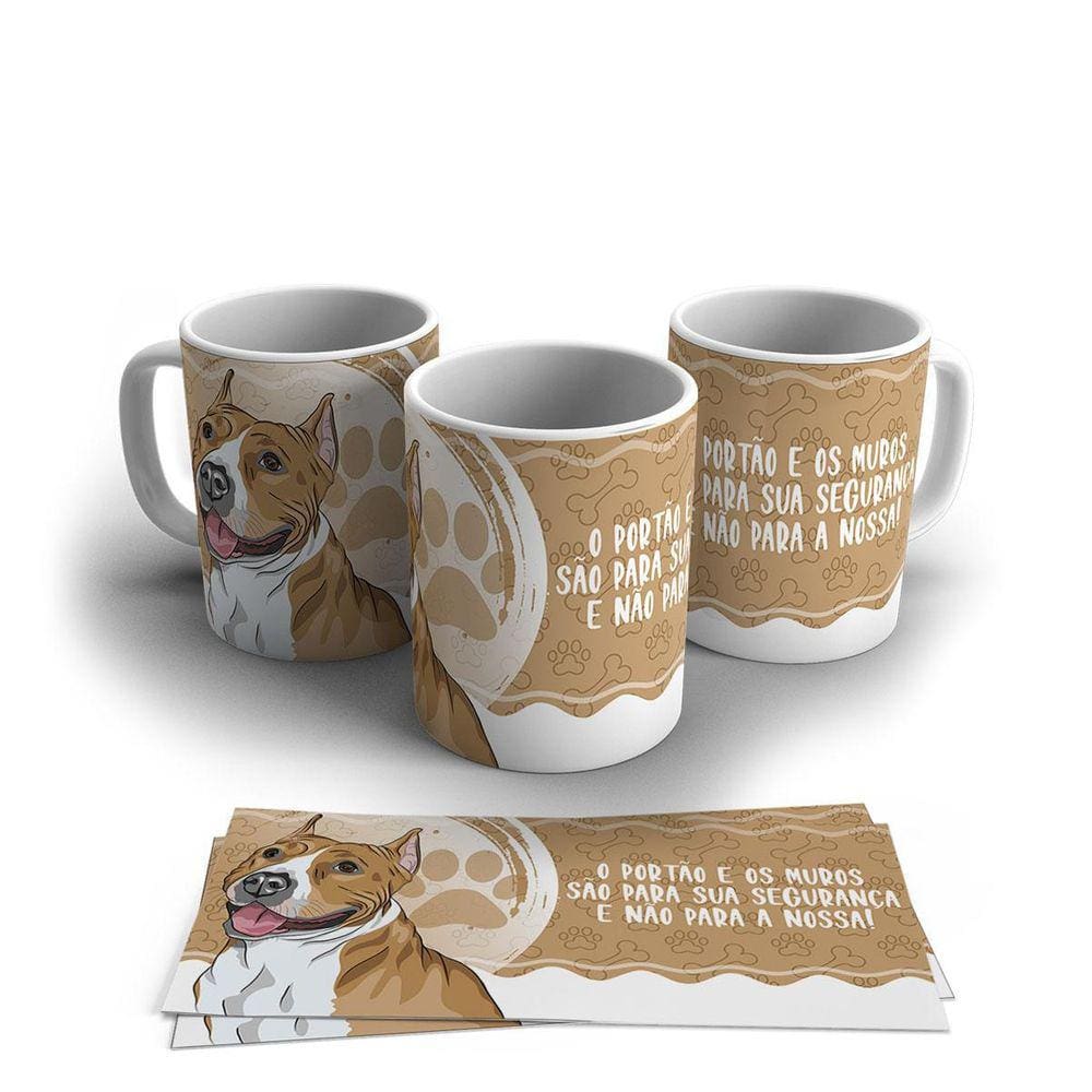 Caneca Personalizada Porcelana Pet Cachorro 325ml