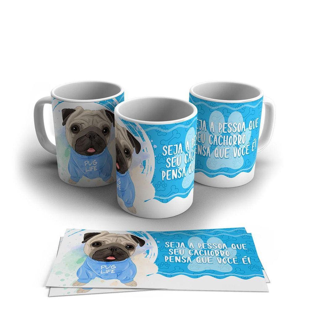 Caneca Personalizada Porcelana Pet Cachorro 325ml
