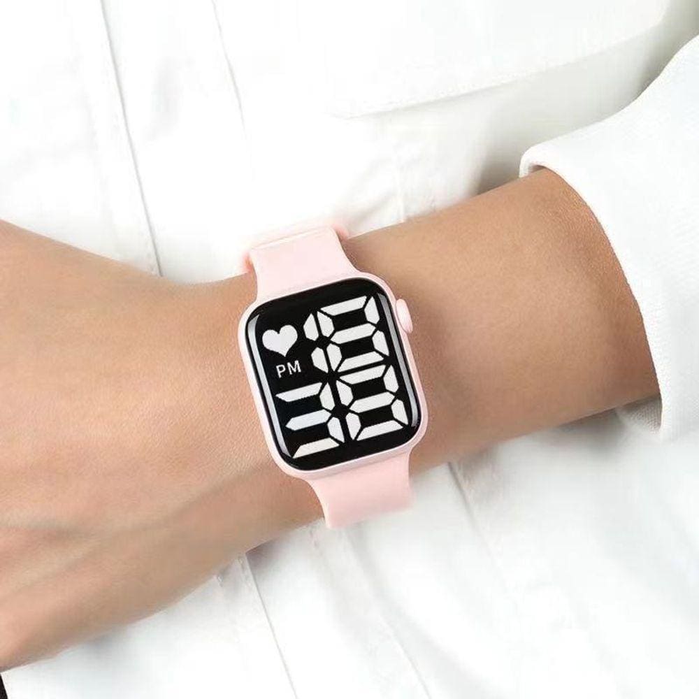 Relógio Digital Esporte Bracelete Led Adulto Infantil Barato