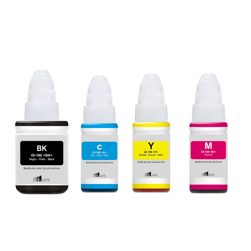 Kit Refil de Tinta Compatível Canon G3100 GL-190 GL190 compatível