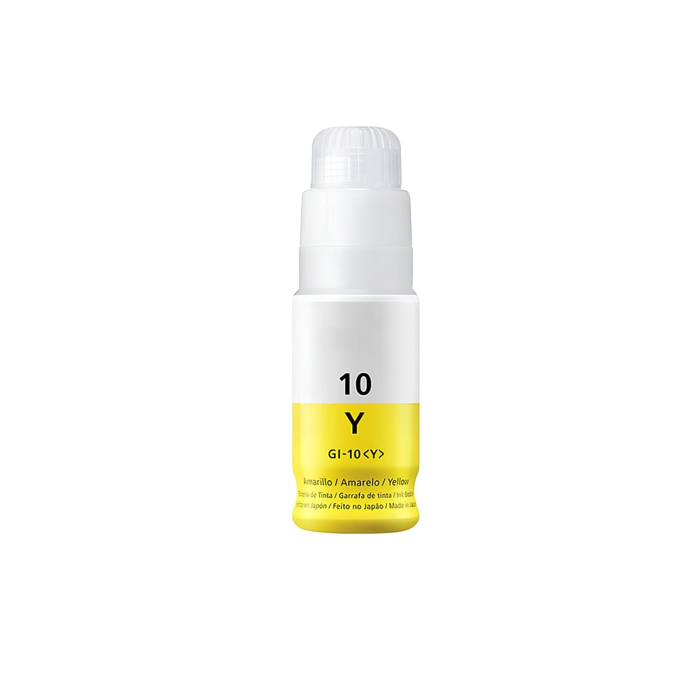 Refil de Tinta Compatível Canon GM2010 GI-10 Yellow Compatível