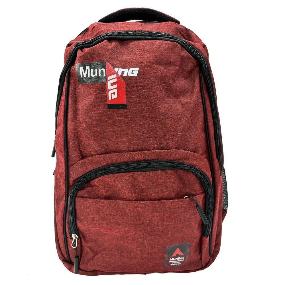 Mochila Juvenil Poliéster Fashion Around You Vinho- Muning