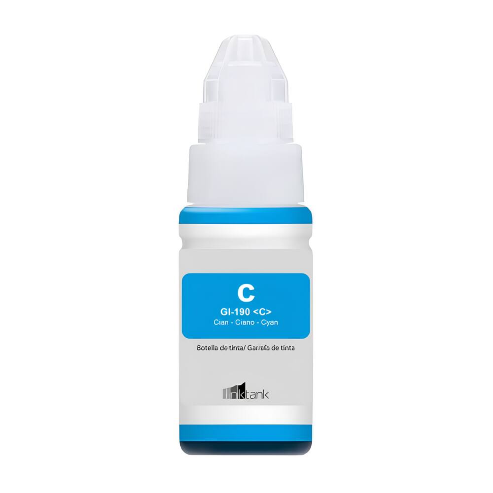 Refil de Tinta Compatível Canon G2110 GI-190 Cyano Compatível