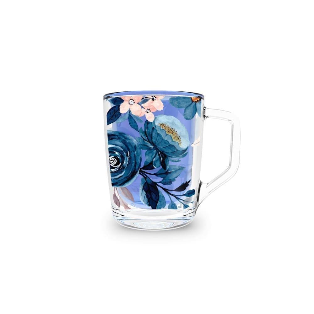 Xícara Hx55 Floral Azul