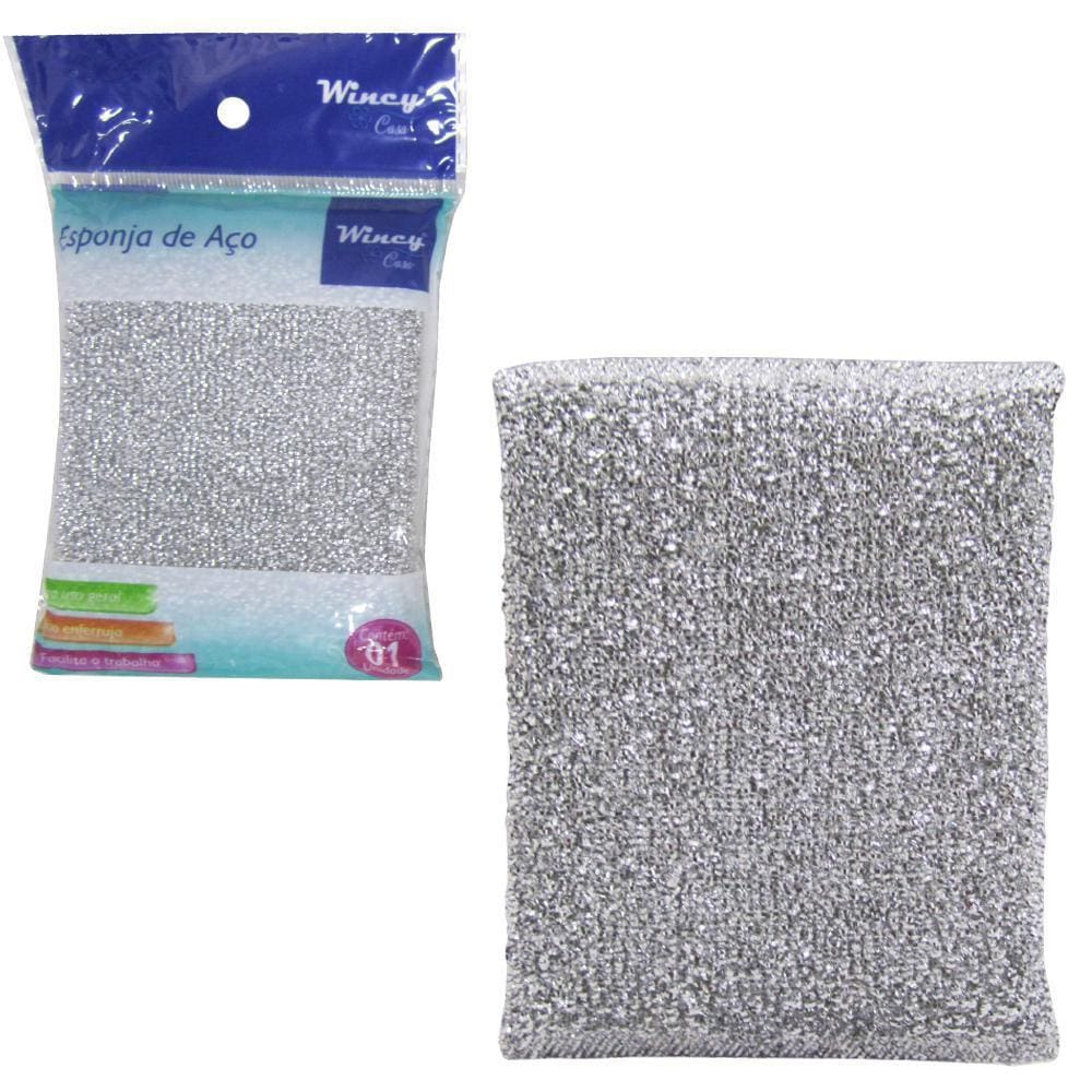 Esponja / Bucha Para Limpeza Anti-Risco Multiuso 12X8,5Cm