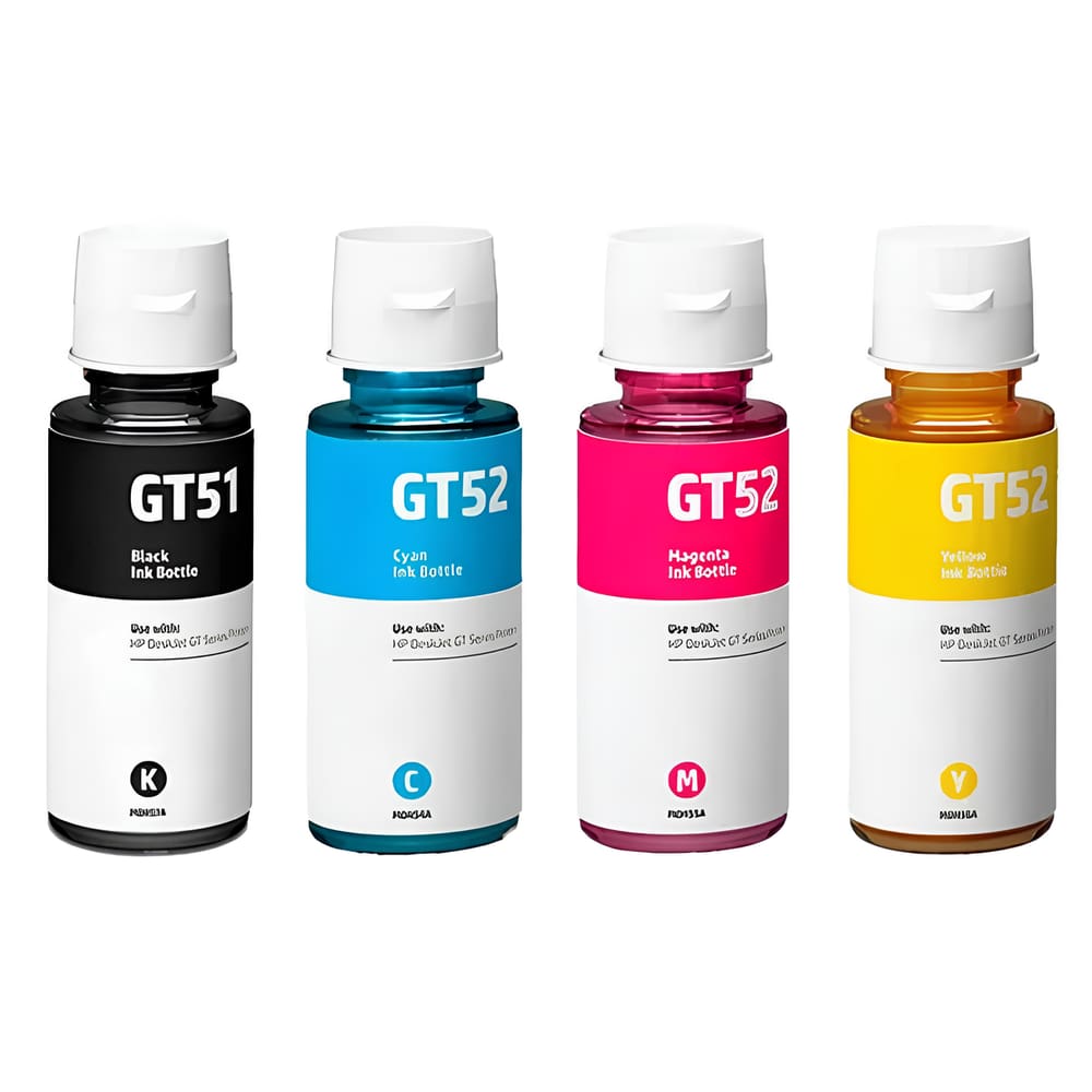 Kit Refil de Tinta Para HP Ink Tank 316 GT51 GT52 e GT53