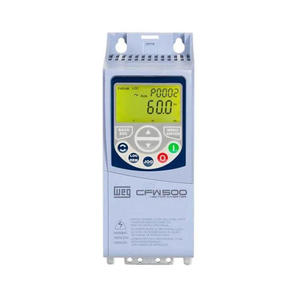 Inversor Frequência Weg Cfw500 Geração 2 1,5Cv 380V 2,6A