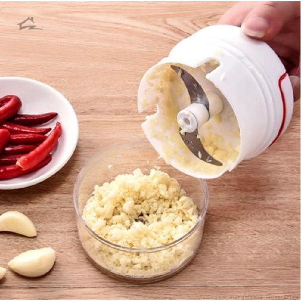 Processador De Alimentos Triturador De Alho Legumes Manual