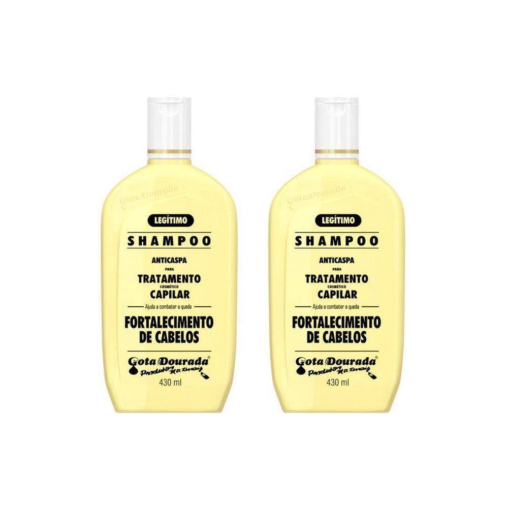 Shampoo Gota Dourada 430Ml Fortalecimento Tradicional - 2Un