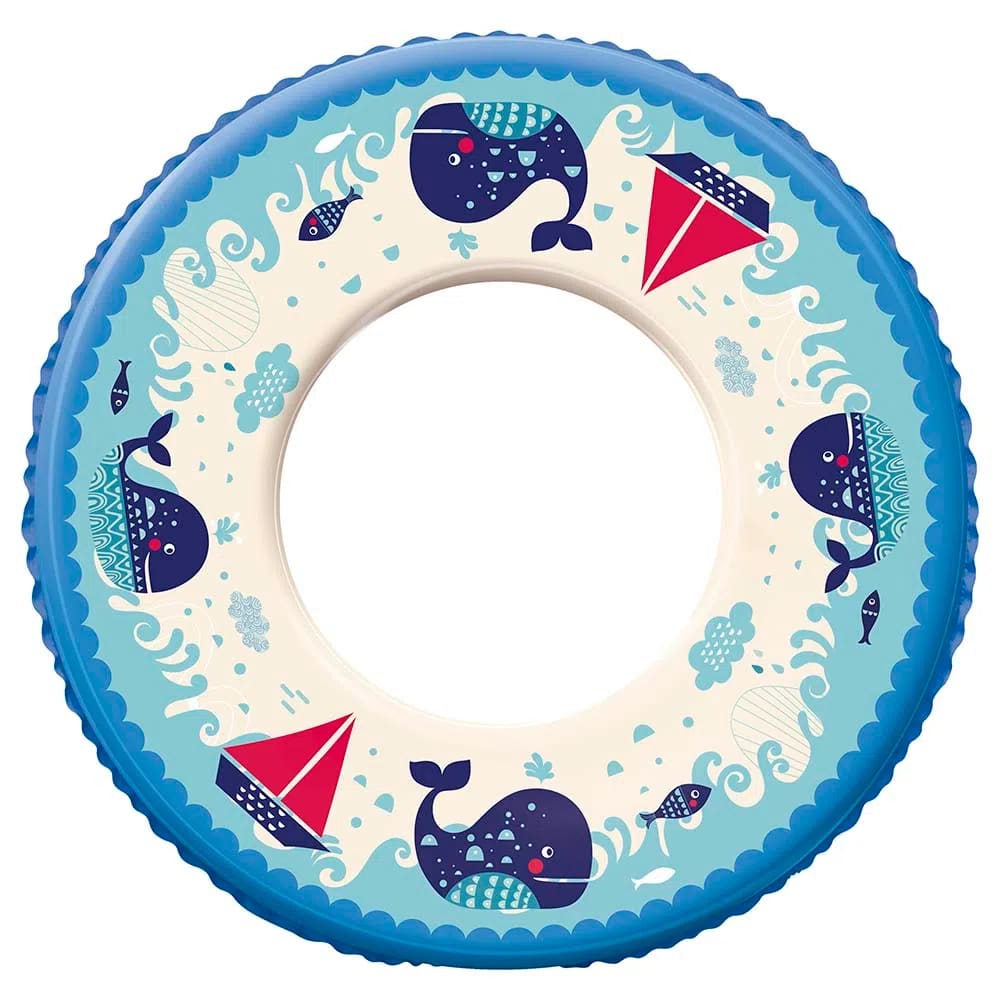 Boia Redonda Inflavel 60CM 001812 Azul - Mor