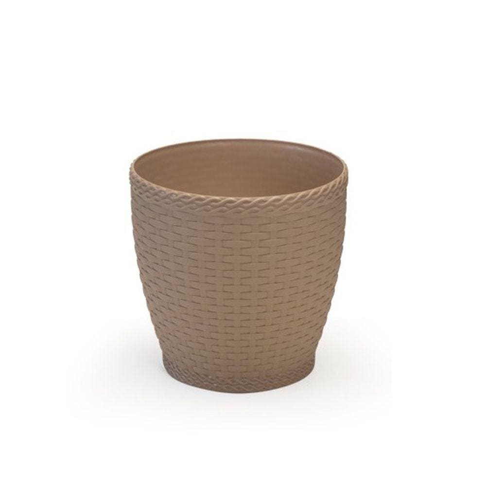 Vaso Rattan Palha