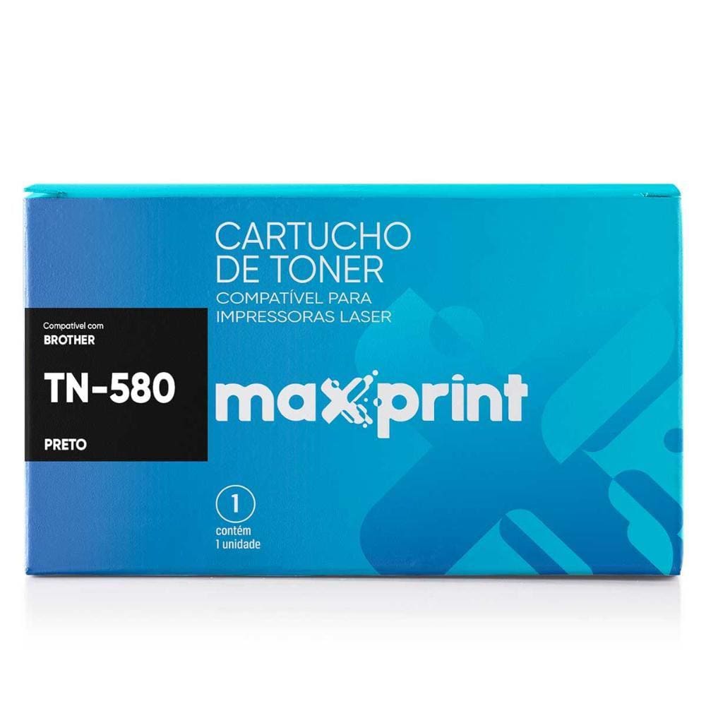 Toner Maxprint compatível com Brother TN580 Preto
