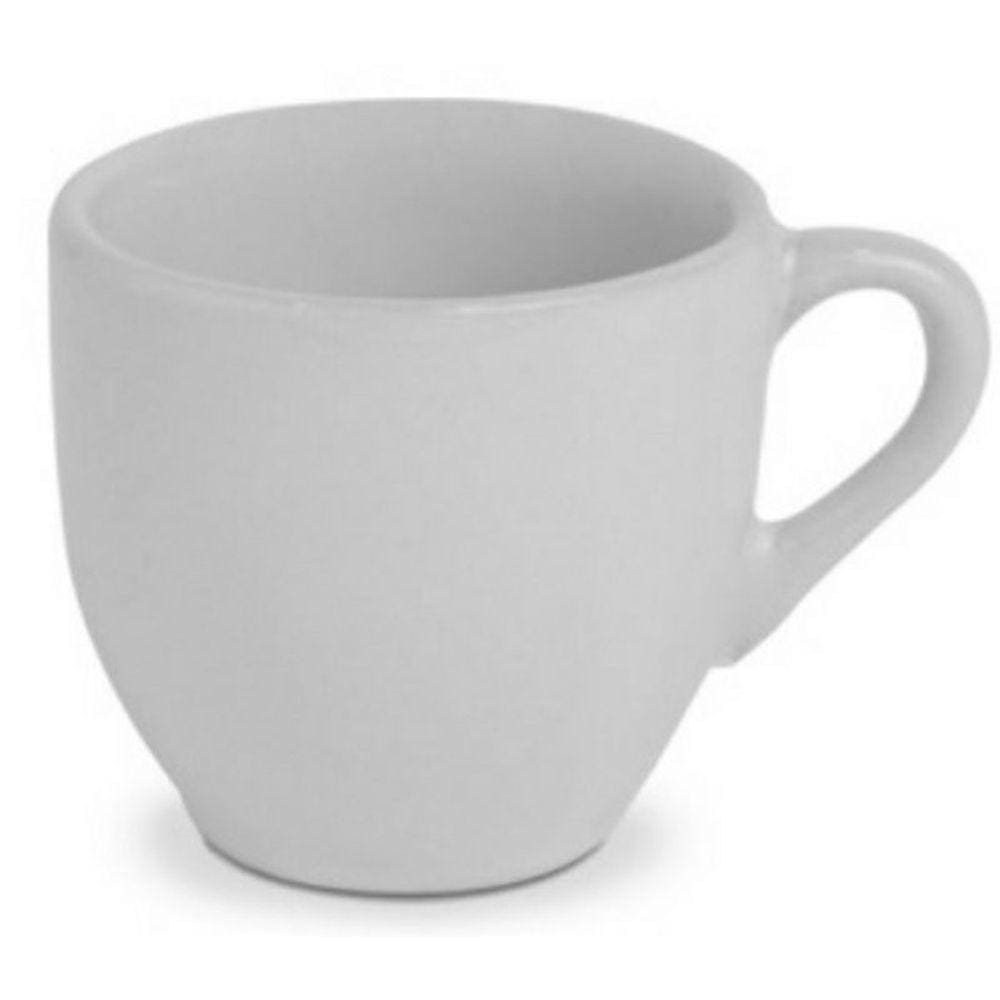 Xícara de Porcelana para Café 50ml Lisa Branca