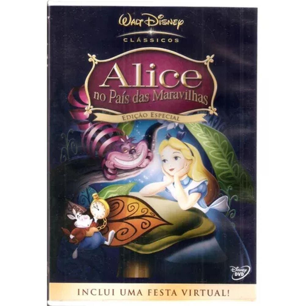 Dvd Alice No País Das Maravilhas - Edição Especial