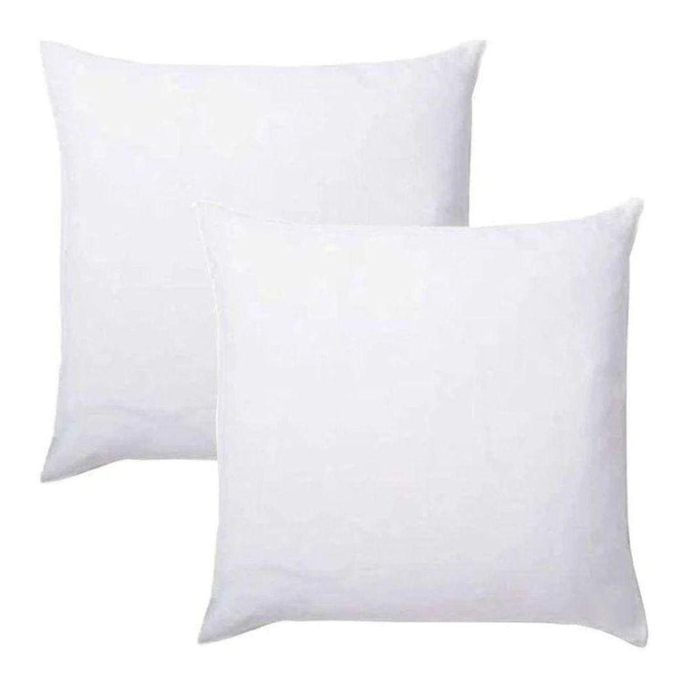 Kit 2 Enchimentos 70X70 Para Capa Almofada 65Cm Fibra Macio