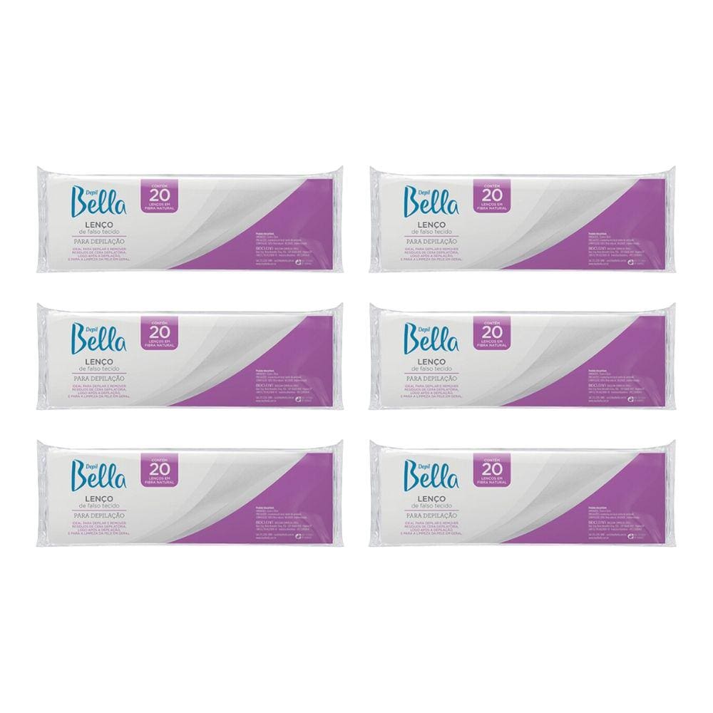 Depilatorio Depil Bella Papel C/20 Gran Style - Kit C/ 6un