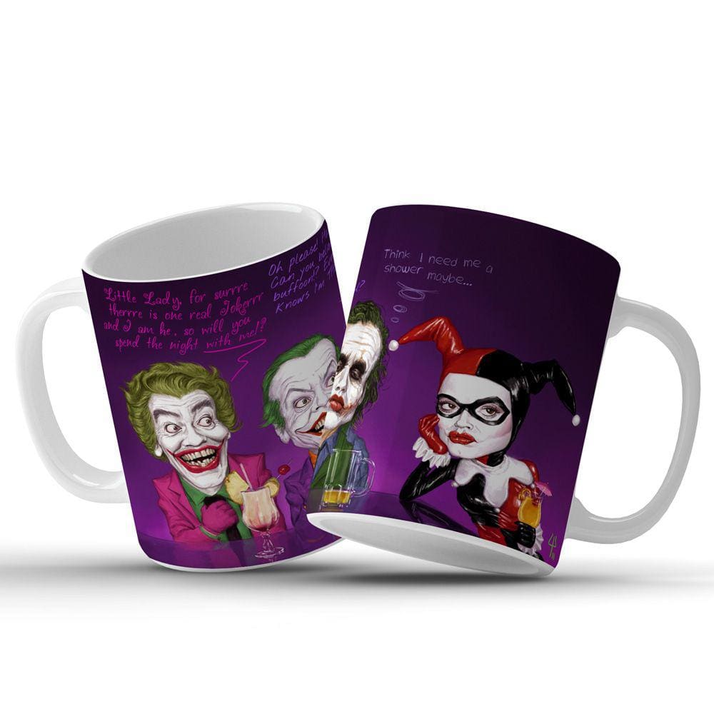 Caneca Do Coringa The Joker Personalizada em Cerâmica 325ML