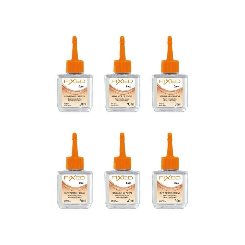 Reparador De Pontas Fixed Coco 30Ml-Kit C/6Un
