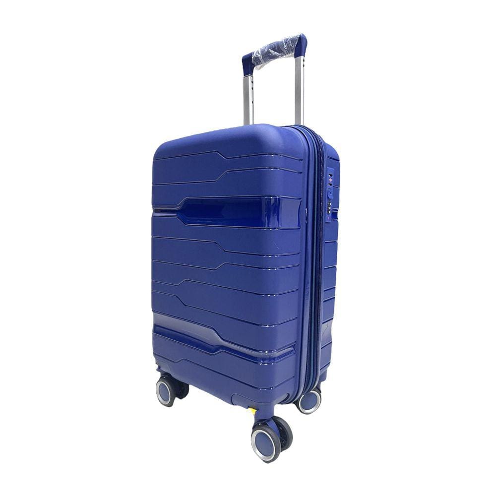 Mala De Bordo 10Kg Polipropileno Inquebrável Azul Marinho