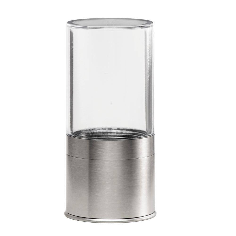 Moedor De Pimenta E Sal Elétrico Especiarias A Pilha Inox
