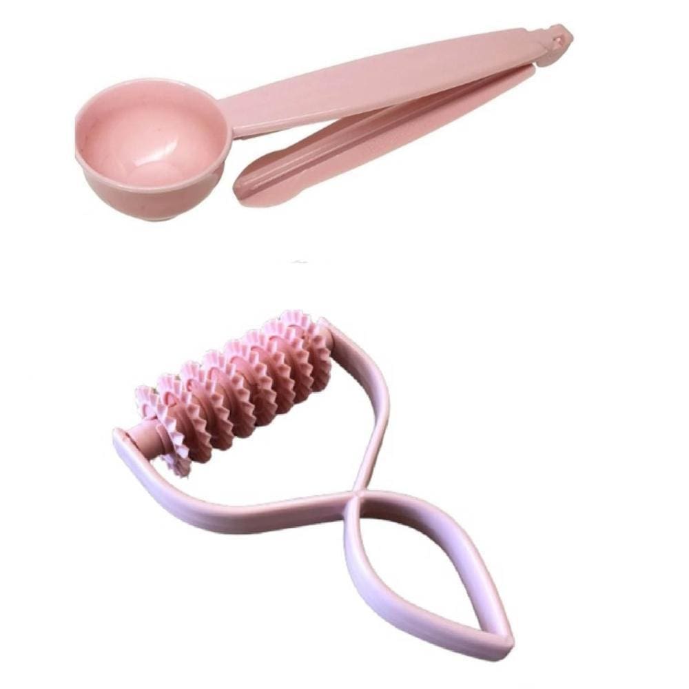 Kit Colher Dosadora E Carretilha Massas Versátil Decor-Útil