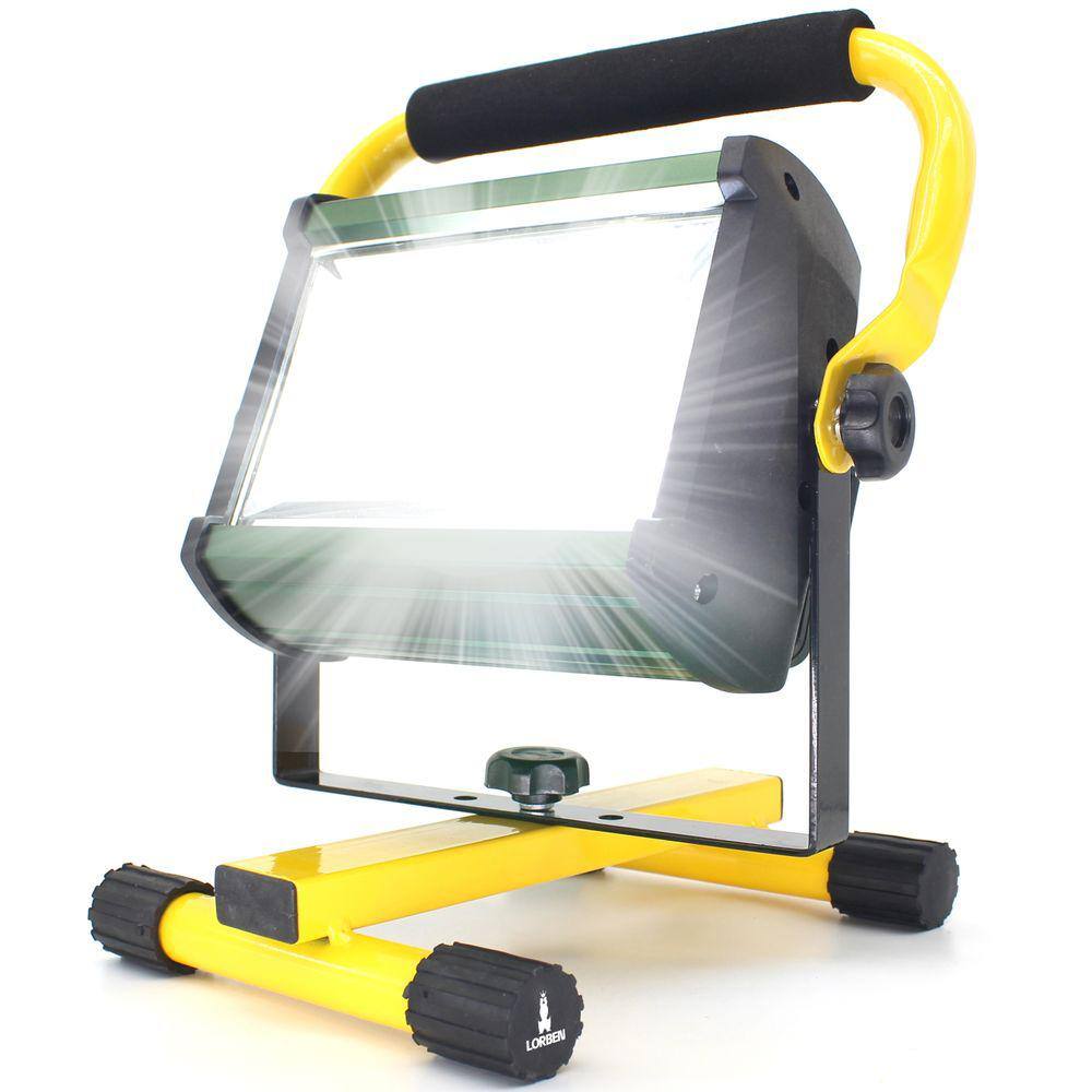 Holofote Refletor Led Lorben Portátil Recarregável 100W À Prova D`água
