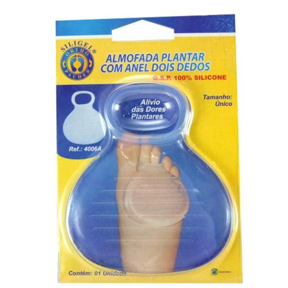 Almofada Plantar Com Anel Dois Dedos