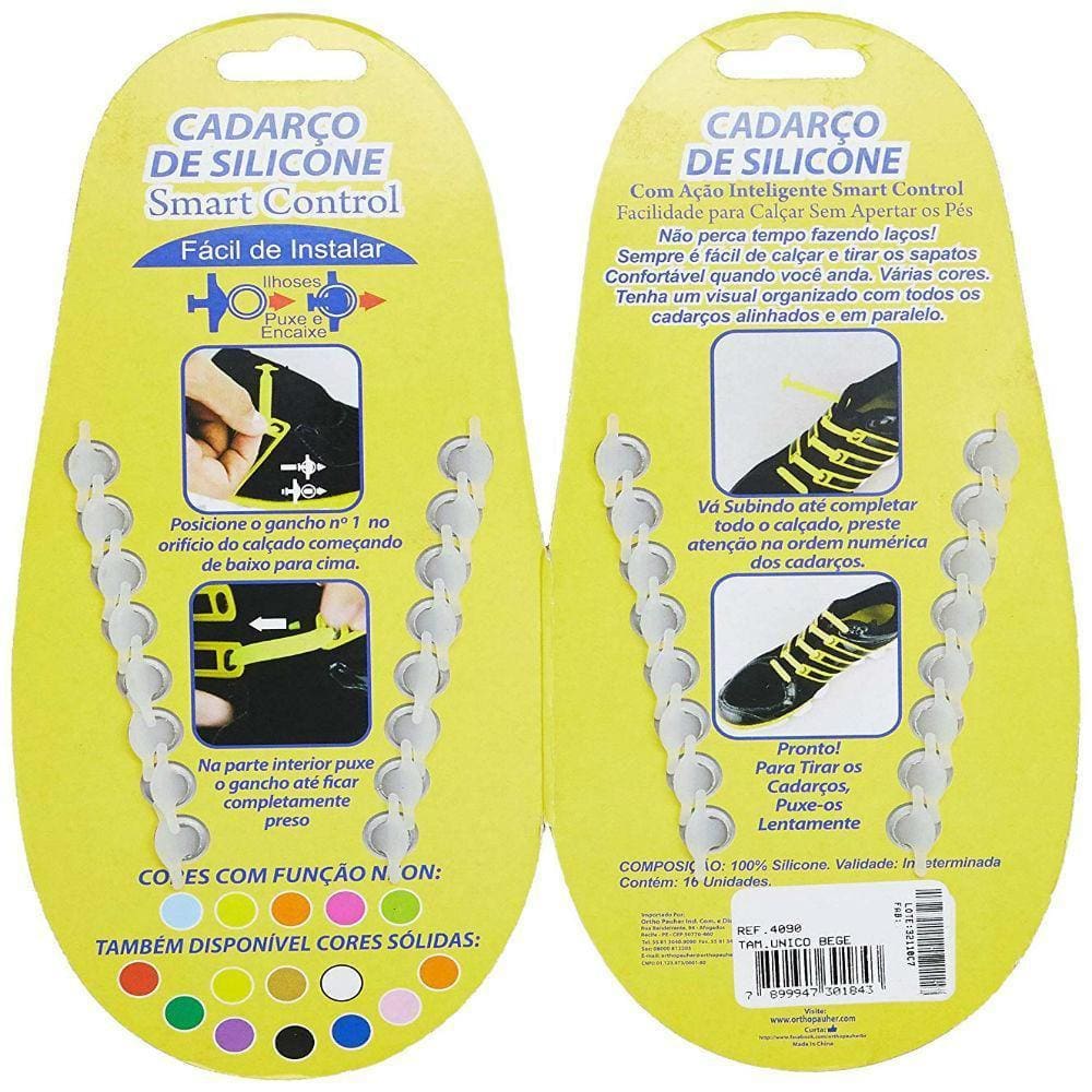 Cadarço De Silicone Bege 4090 Orthopauher